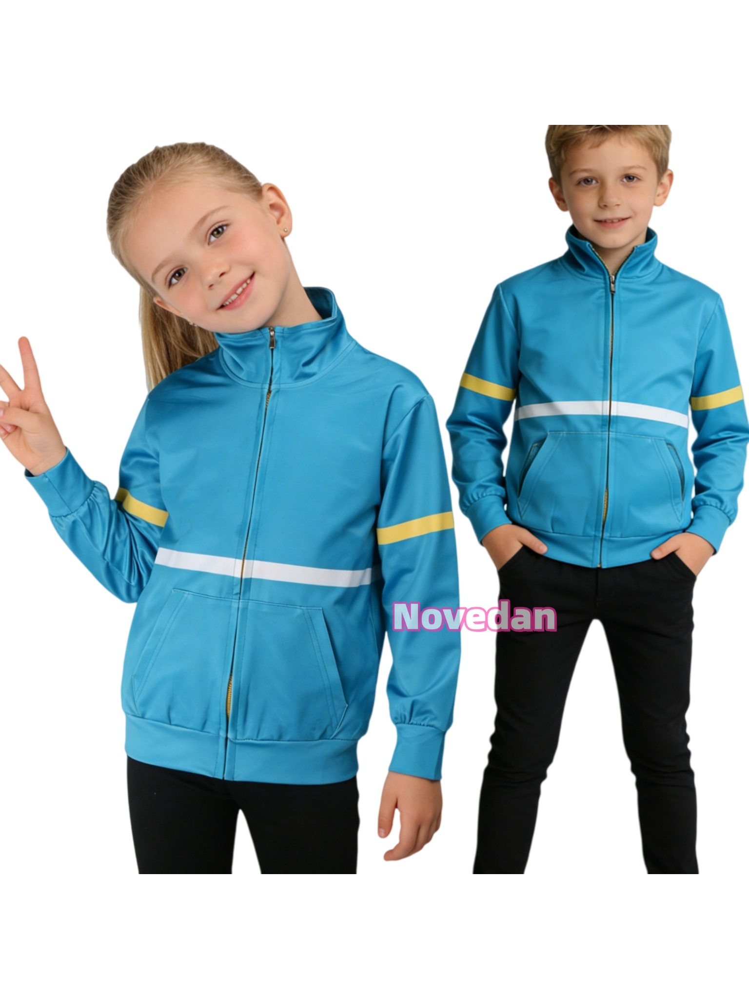 Embroidery Zip Up Hoodie - Movie Strange Story Cosplay Max Mayfield