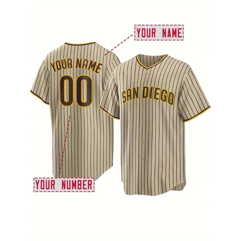 Embroidery Men Shirt - Custom Name And Number Men's Embroidery