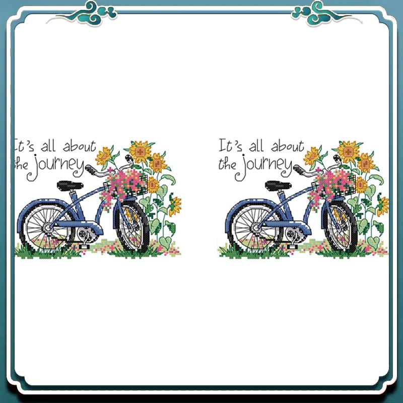 Embroidery X Pattern - A67K-2X DIY Hand Knitting Print Cross