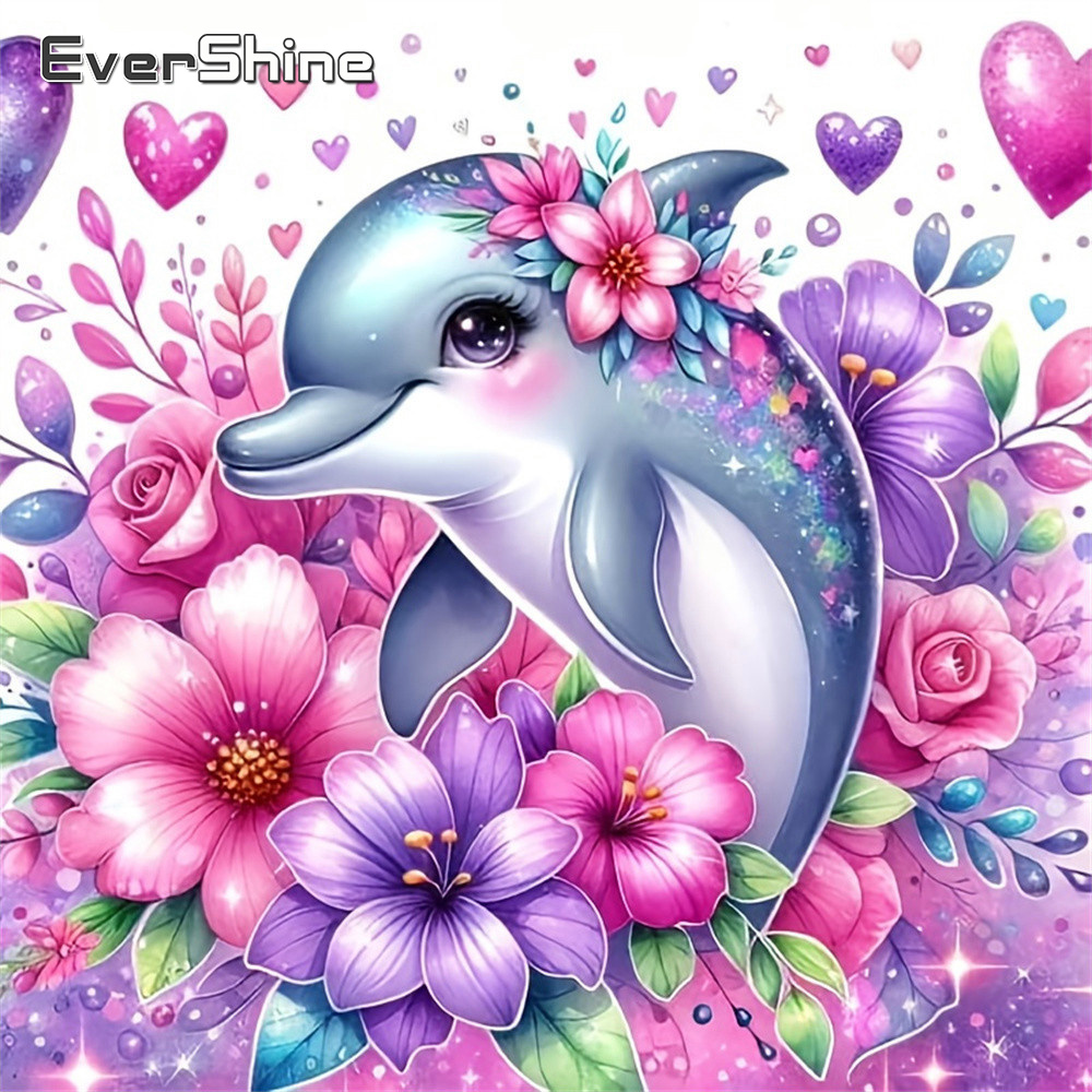 Embroidery Daisy - Evershine Animal Diamond Mosaic Animal Painting