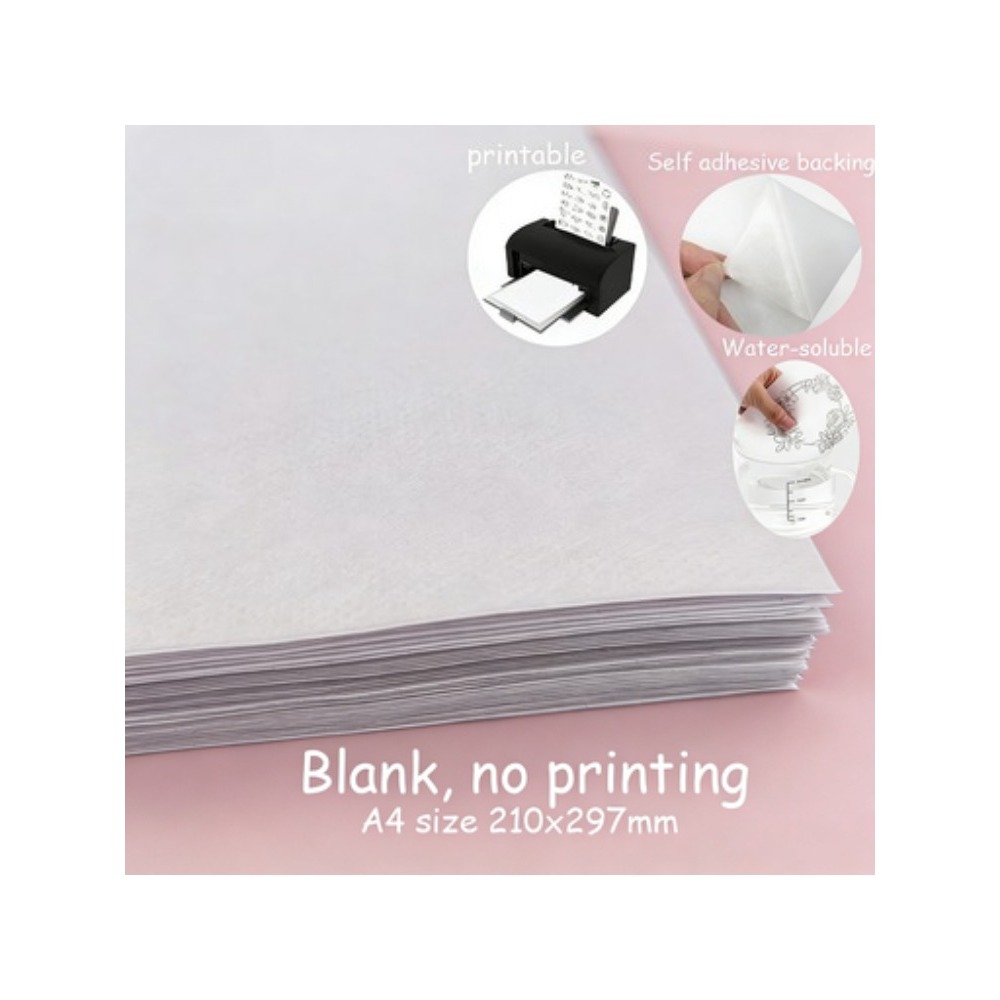 Embroidery Web - 5 sheets A4 Custom Printing Printable