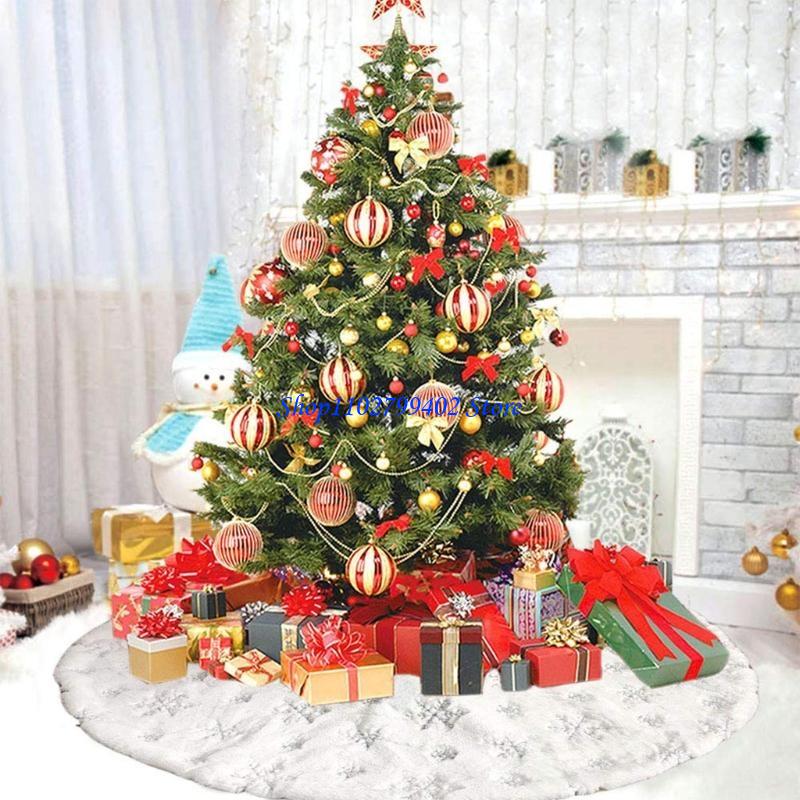Embroidery Xmas Tree - 547F Váy cây thông Giáng sinh