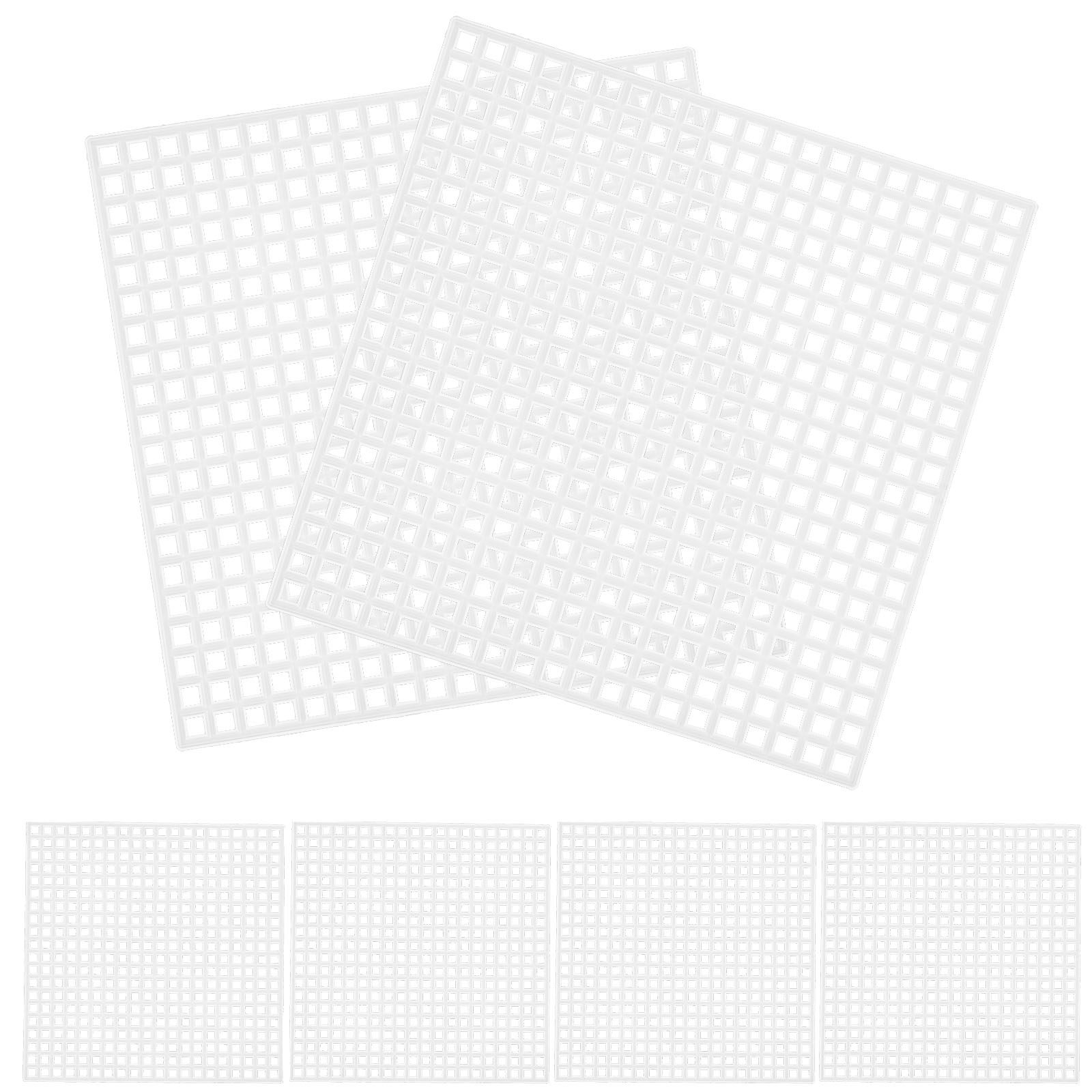 Embroidery Sheet - 10Pcs Plastic Mesh Sheets High Durability
