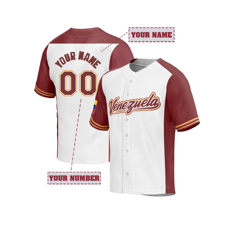 Custom Venezuela Baseball T-Sh - đánh giá và giá Embroidery Men Shirt