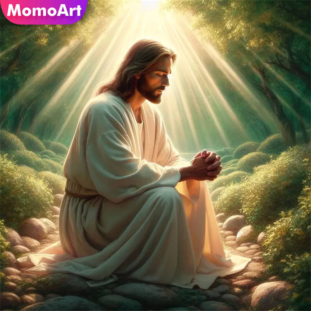 Momoart Religion Diamond Paint - đánh giá và giá Embroidery Jesus