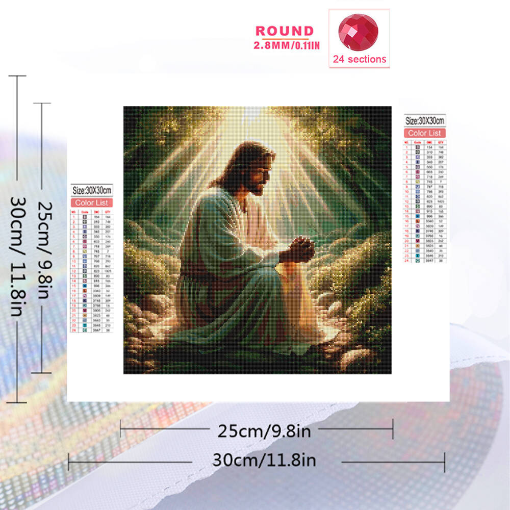 Momoart Religion Diamond Paint - đánh giá và giá Embroidery Jesus