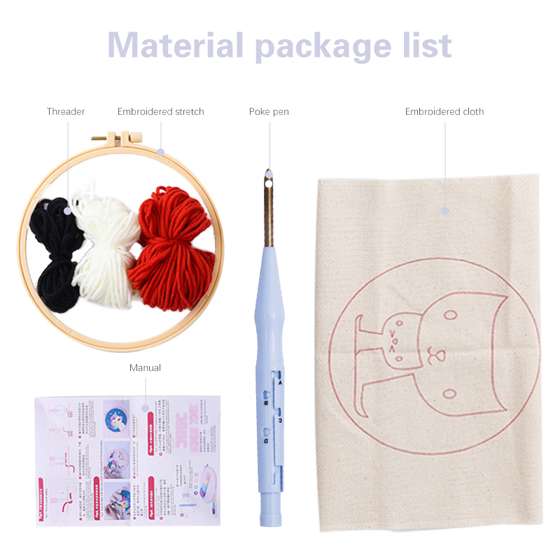 Punch Needle Embroidery Kit St - đánh giá và giá Embroidery Xmas Tree