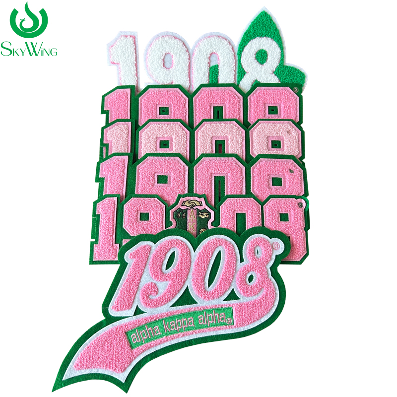 Pink and Green 1908 Chenille N - đánh giá và giá Embroidery Alpha