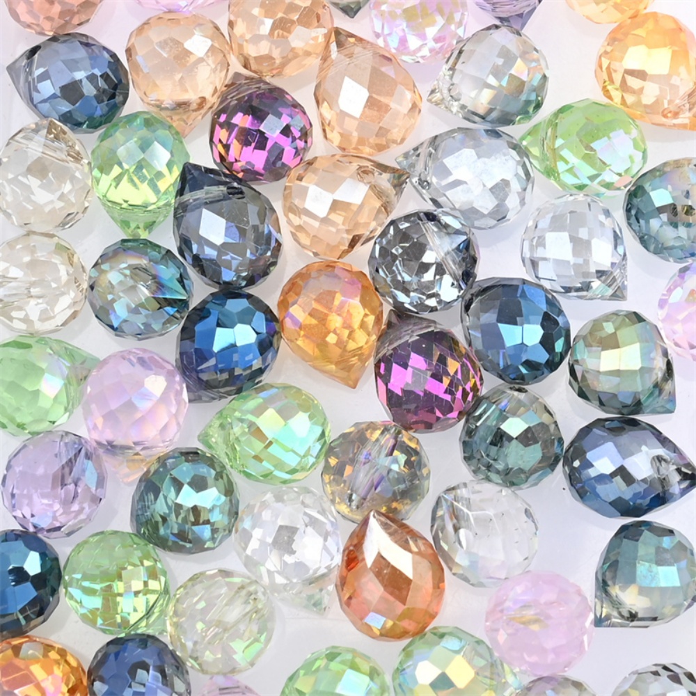 20pcs 10*8mm Crystal Waterdrop - đánh giá và giá Embroidery Glass Beads