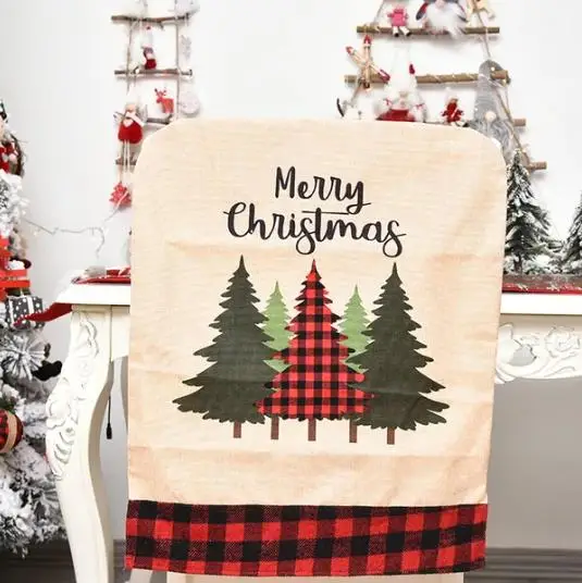 4/6/8pcs Christmas Chair Cover - đánh giá và giá Embroidery Xmas Tree