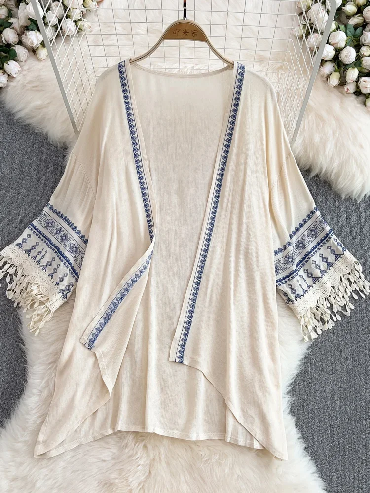 Summer Bohemian Ethnic Style S - đánh giá và giá Embroidery Zig Zag Stitch