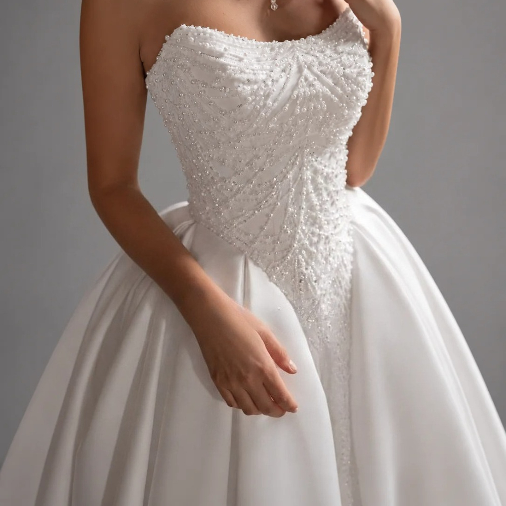 Customized Elegant Wedding Dre - đánh giá và giá Embroidery Online Design