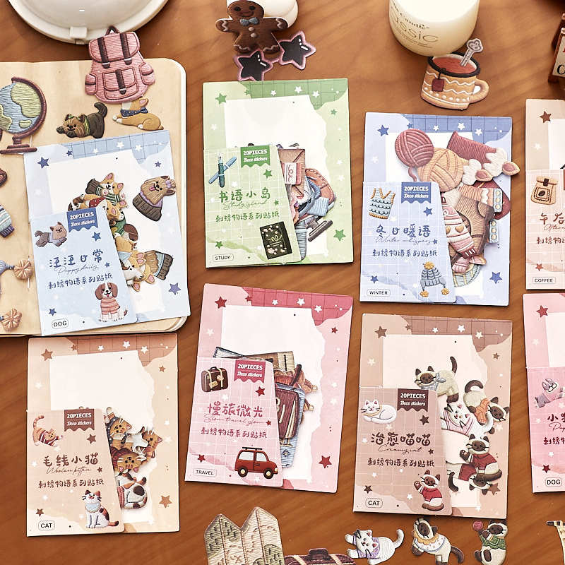 20pcs Embroidery Story Series  - đánh giá và giá Embroidery Sheet