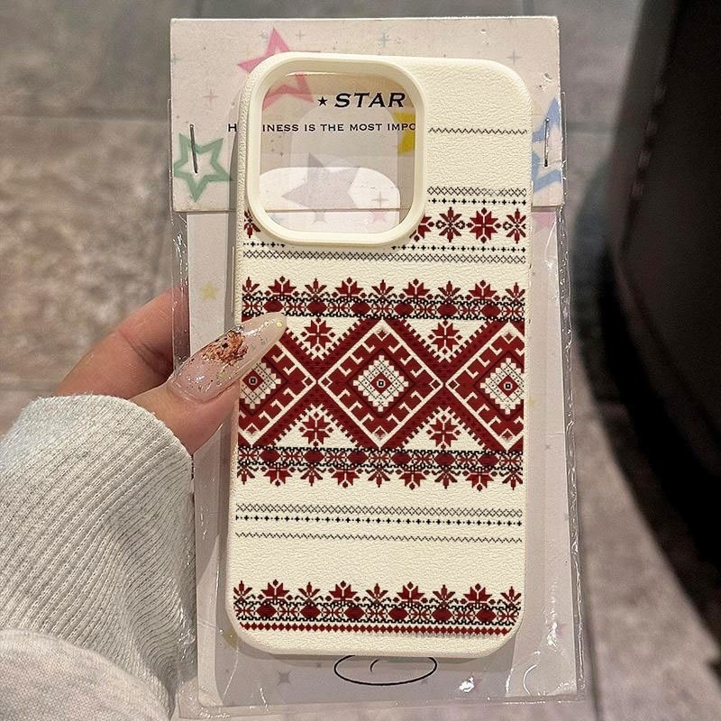 White Lychee Pattern Red and W - đánh giá và giá Embroidery X Pattern