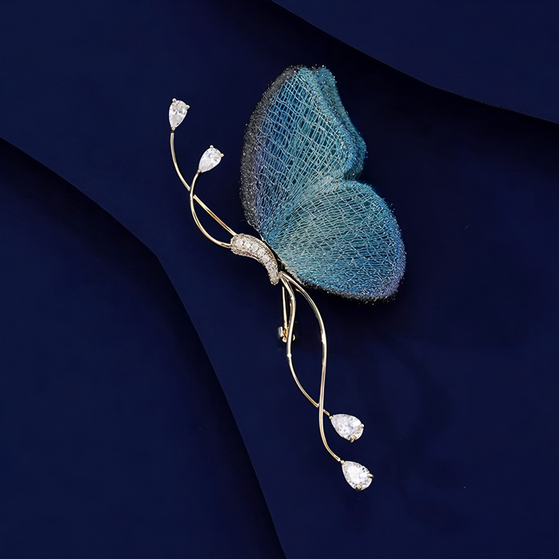 High-End Blue Initial Butterfl - đánh giá và giá Embroidery Initials Designs