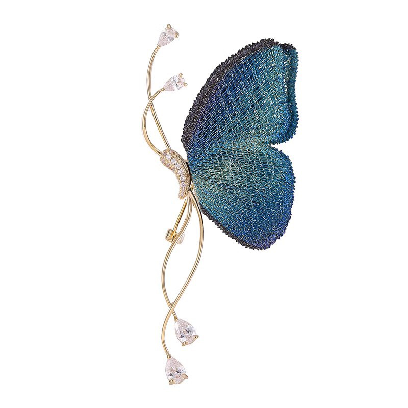 High-End Blue Initial Butterfl - đánh giá và giá Embroidery Initials Designs