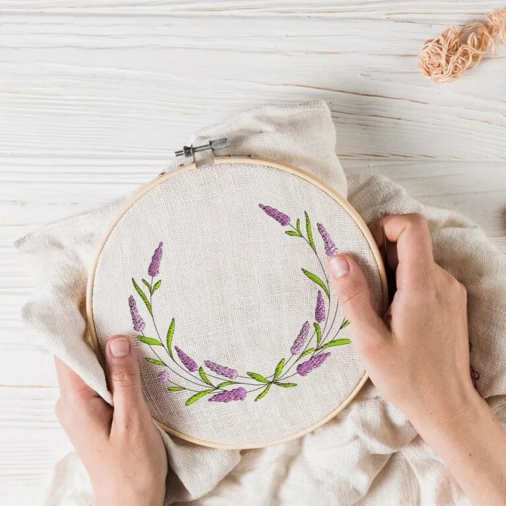 4 Sheets Lavender Flower Butte - đánh giá và giá Embroidery Sheet