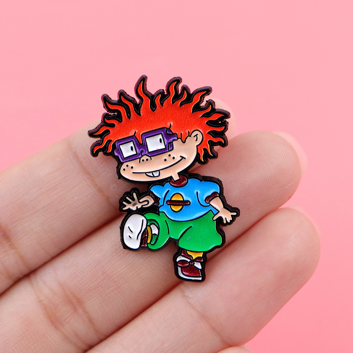 Rugrats brooch pin clothing ba - đánh giá và giá Embroidery Textile