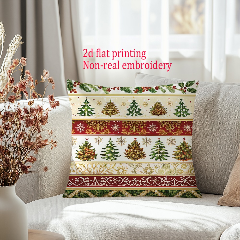 2pcs, 2D Flat Merry Christmas  - đánh giá và giá Embroidery Xmas Tree