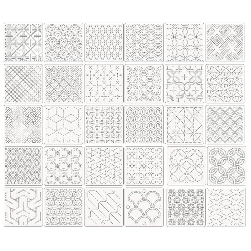 ABBP-30 Pcs Spike Template Ste - đánh giá và giá Embroidery X Pattern