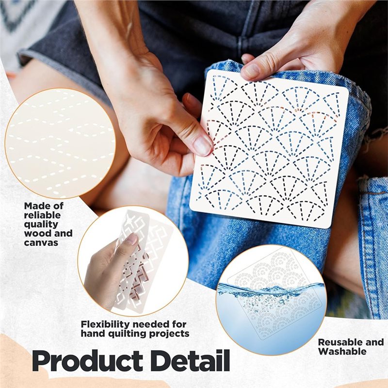 ABBP-30 Pcs Spike Template Ste - đánh giá và giá Embroidery X Pattern