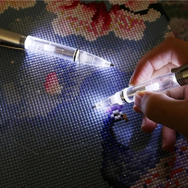 LED Light Diamond Painting Pen - đánh giá và giá Embroidery Computer
