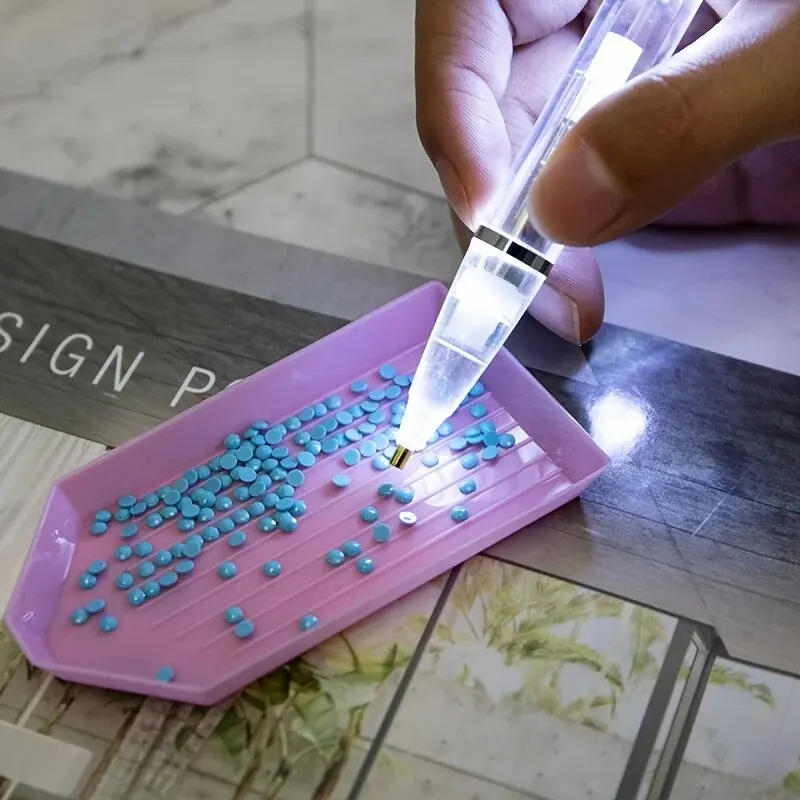 LED Light Diamond Painting Pen - đánh giá và giá Embroidery Computer