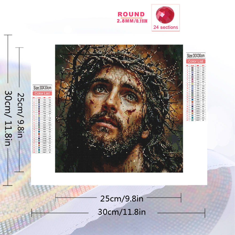 Evershine Jesus Diamond Embroi - đánh giá và giá Embroidery Jesus