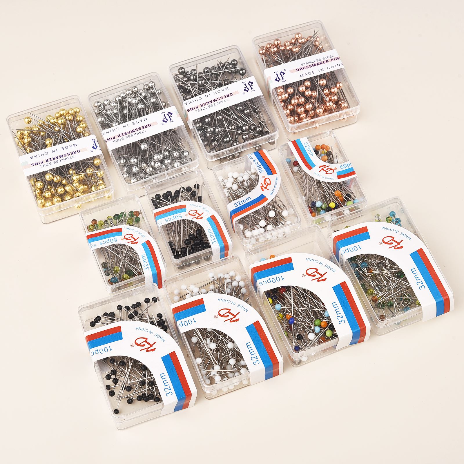 50/100Pcs Fashion Sewing Needl - đánh giá và giá Embroidery Glass Beads