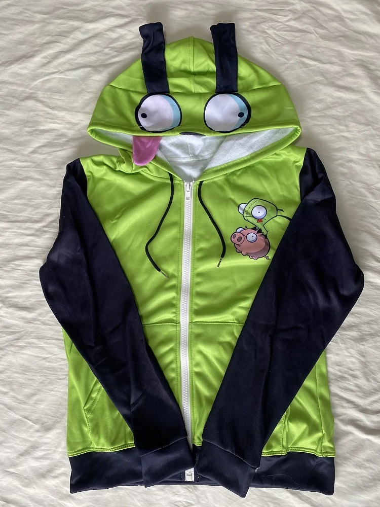 Anime Invader Cosplay Costume  - đánh giá và giá Embroidery Zip Up Hoodie