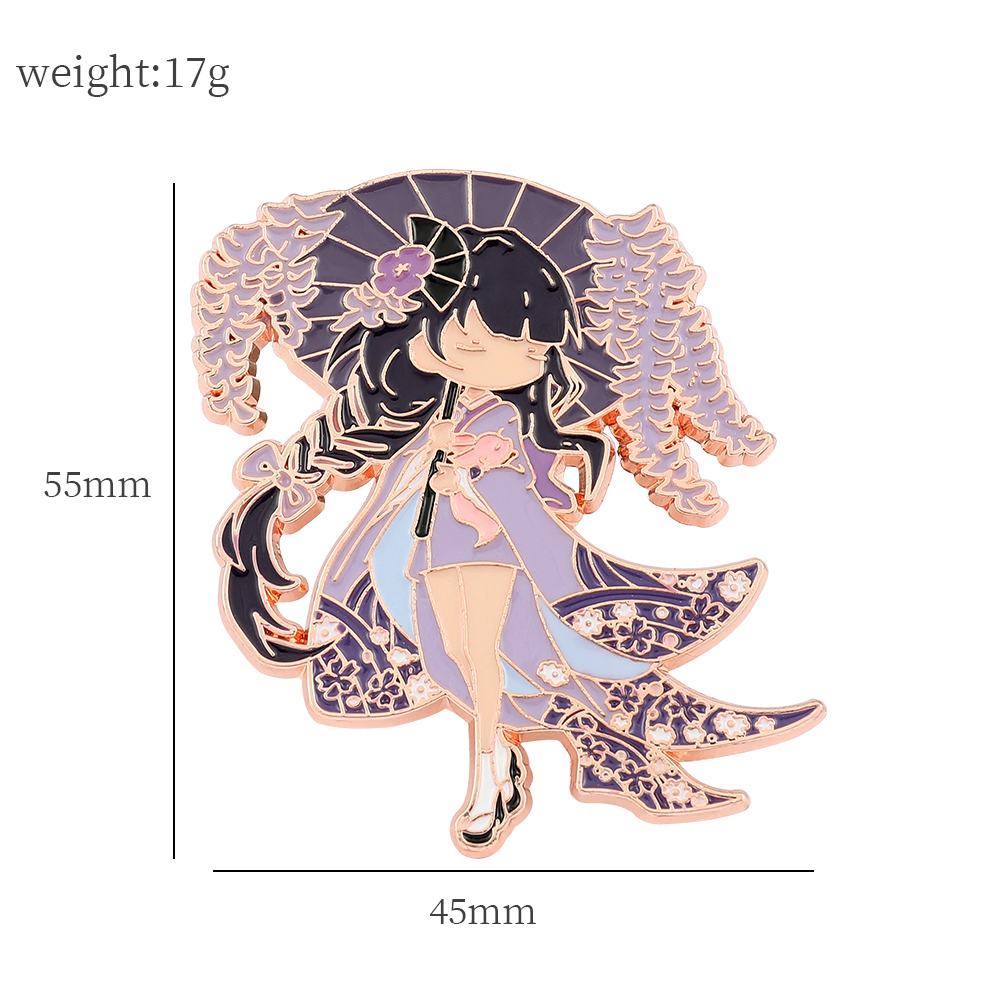 Genshin Impact Raiden Shogun B - đánh giá và giá Embroidery Textile