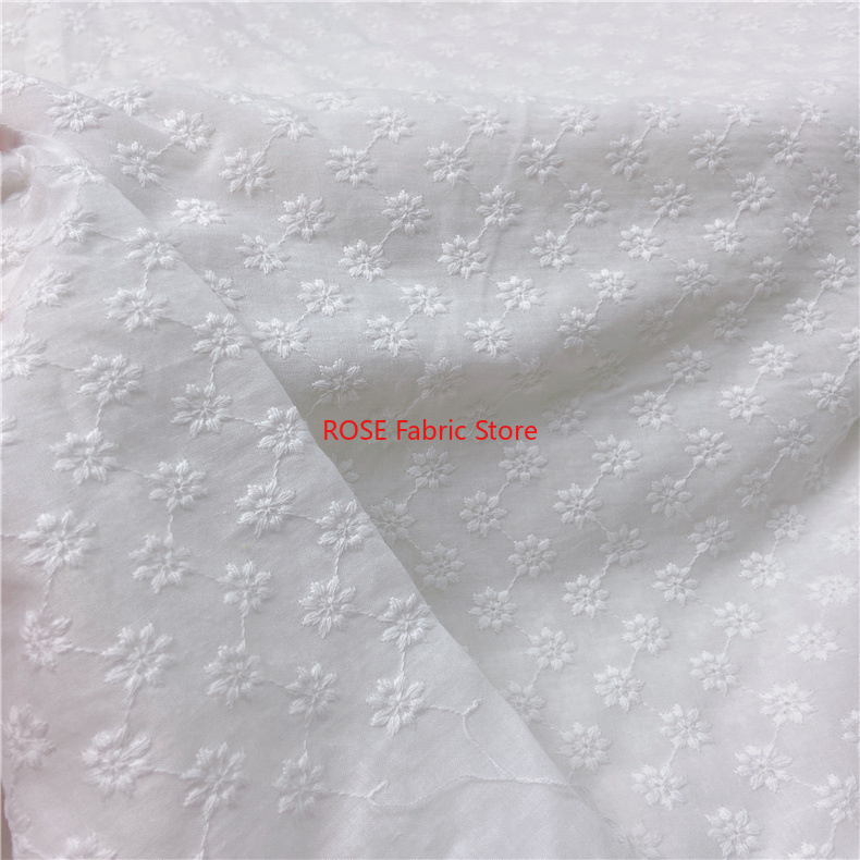 Cotton Embroidery Eyelet Fabri - đánh giá và giá Embroidery Eyelet