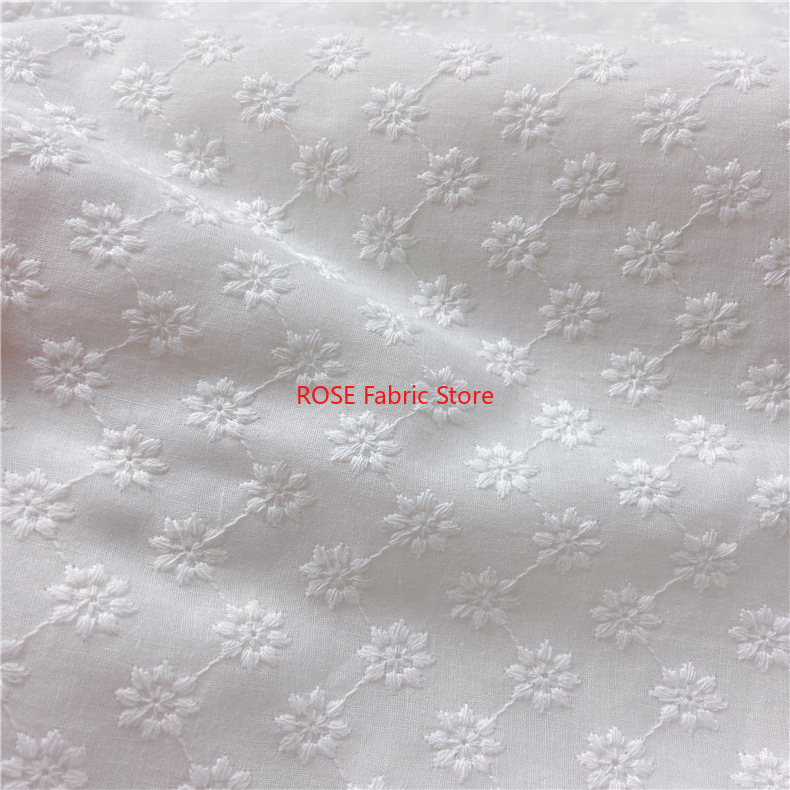 Cotton Embroidery Eyelet Fabri - đánh giá và giá Embroidery Eyelet