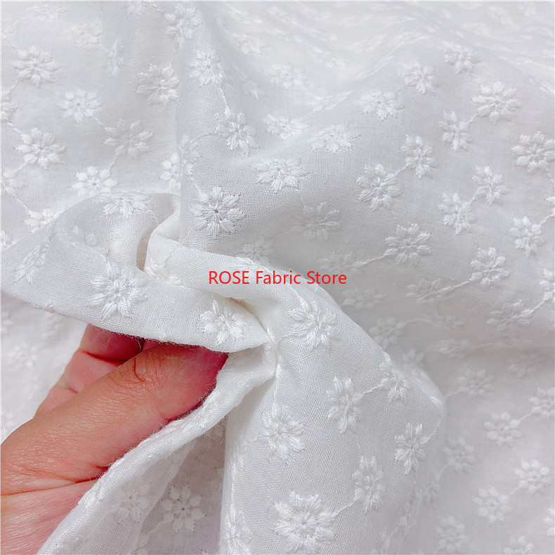 Cotton Embroidery Eyelet Fabri - đánh giá và giá Embroidery Eyelet