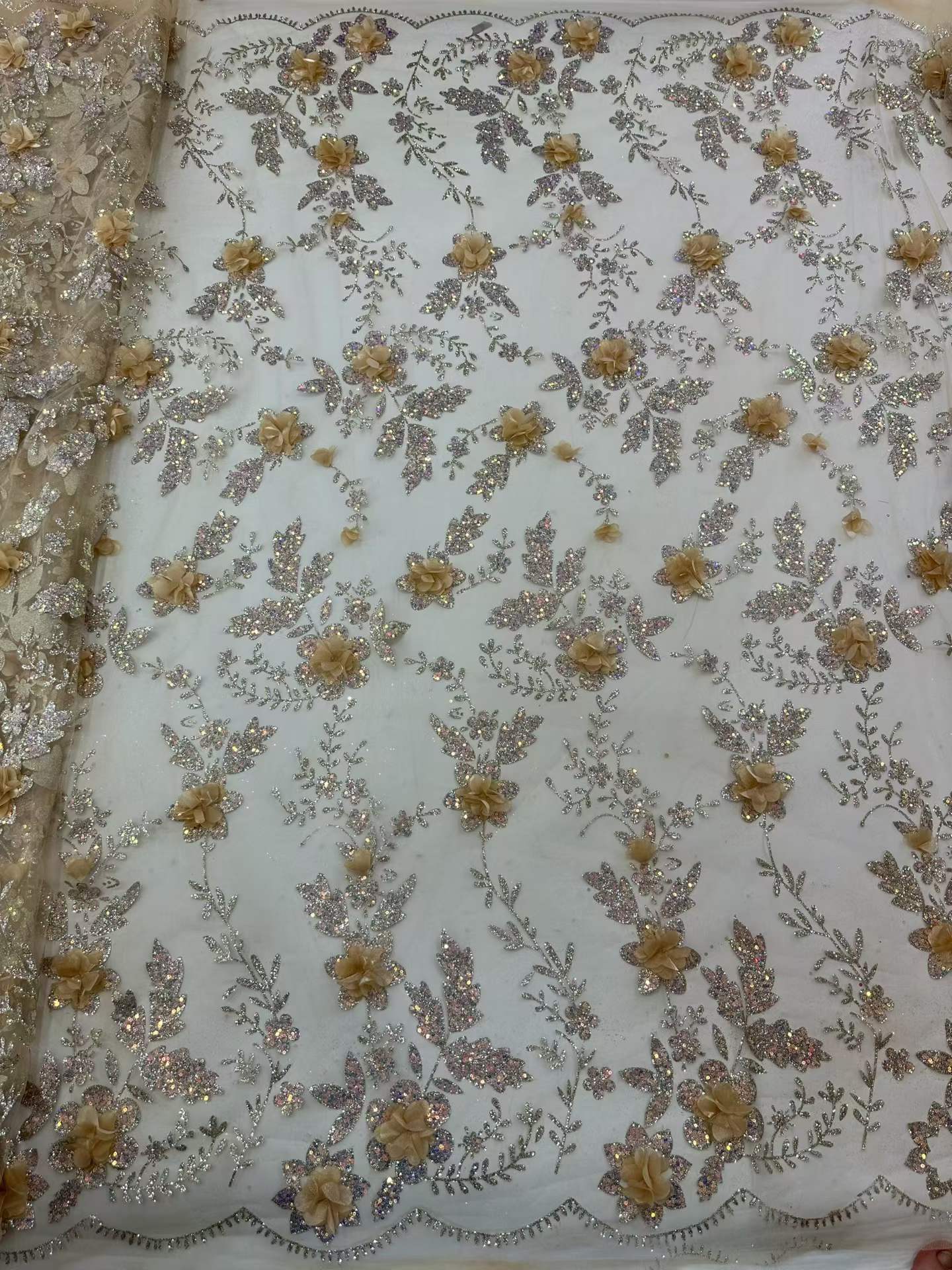 African Lace Fabric Embroidere - đánh giá và giá Embroidery Abaya