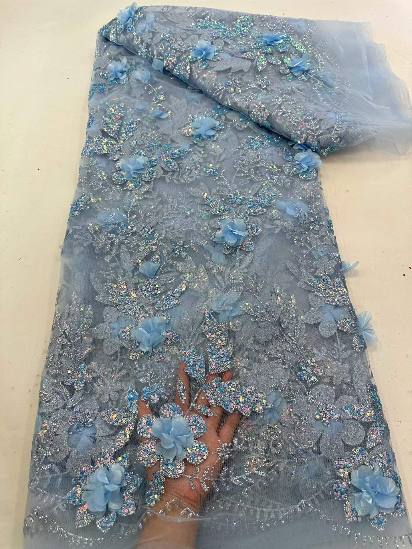 African Lace Fabric Embroidere - đánh giá và giá Embroidery Abaya