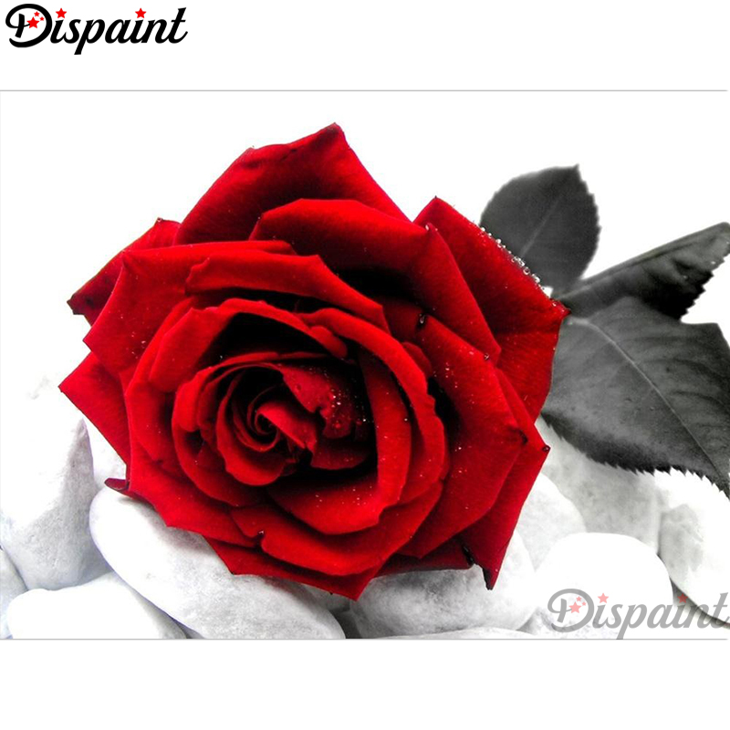 Dispaint Full Square/Round Dri - đánh giá và giá Embroidery Rose Stitch