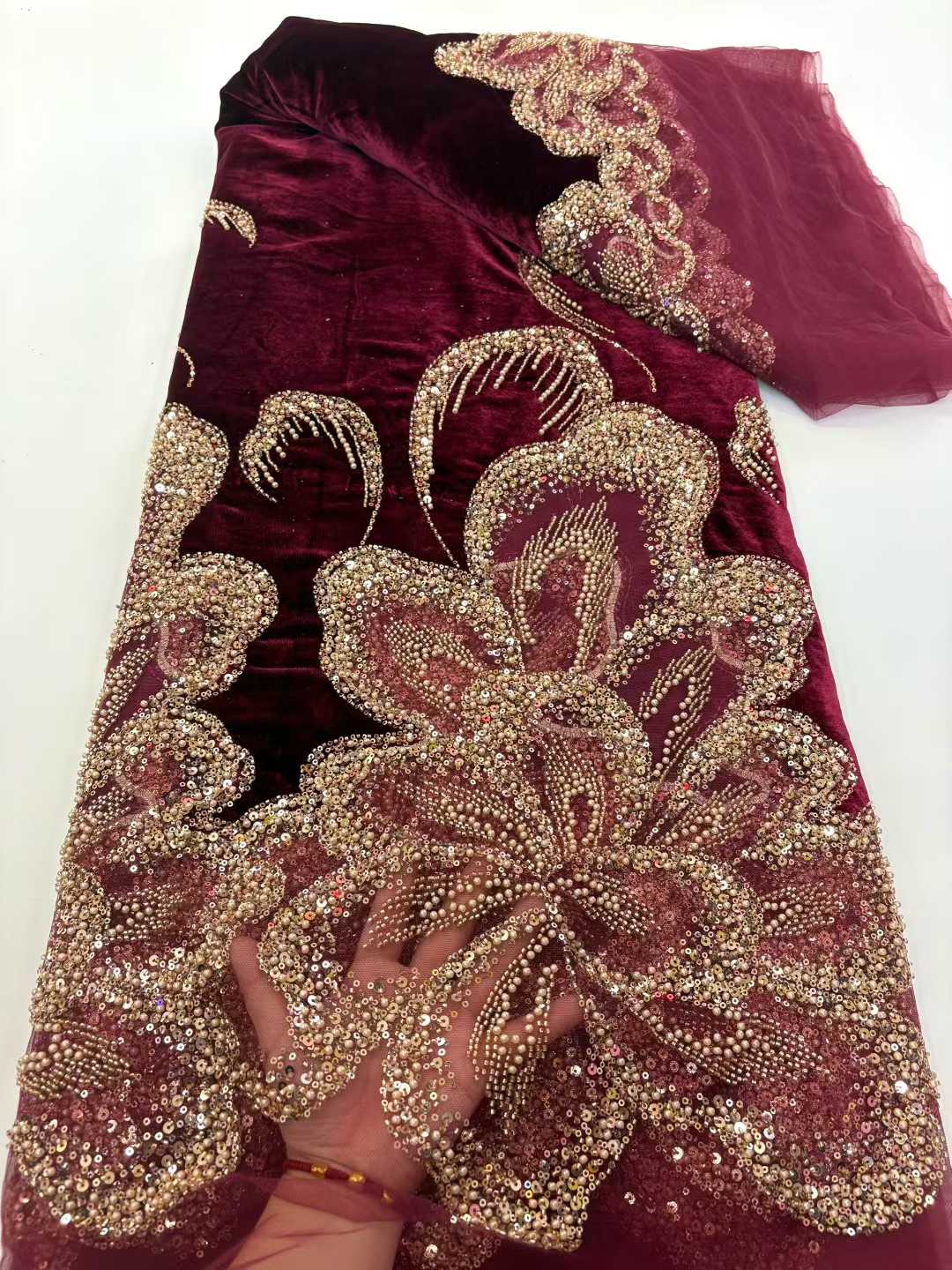 African Velvet Beaded Heavy La - đánh giá và giá Embroidery Abaya