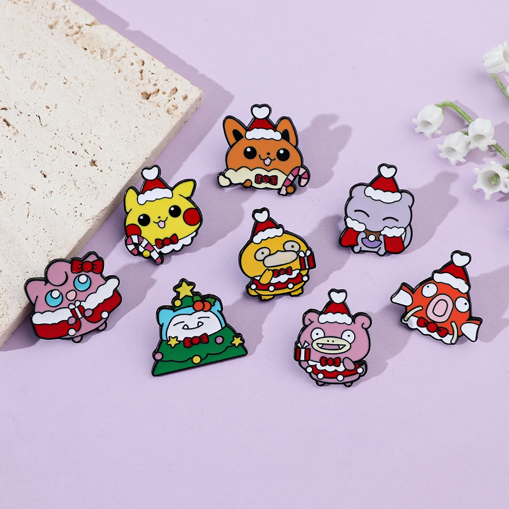 8 Pcs Christmas Slowpoke Brooc - đánh giá và giá Embroidery Textile