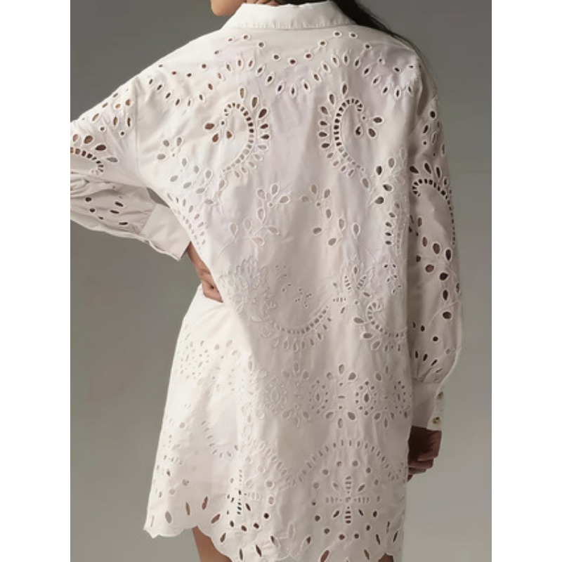 Women Solid Eyelet Embroidery  - đánh giá và giá Embroidery Eyelet