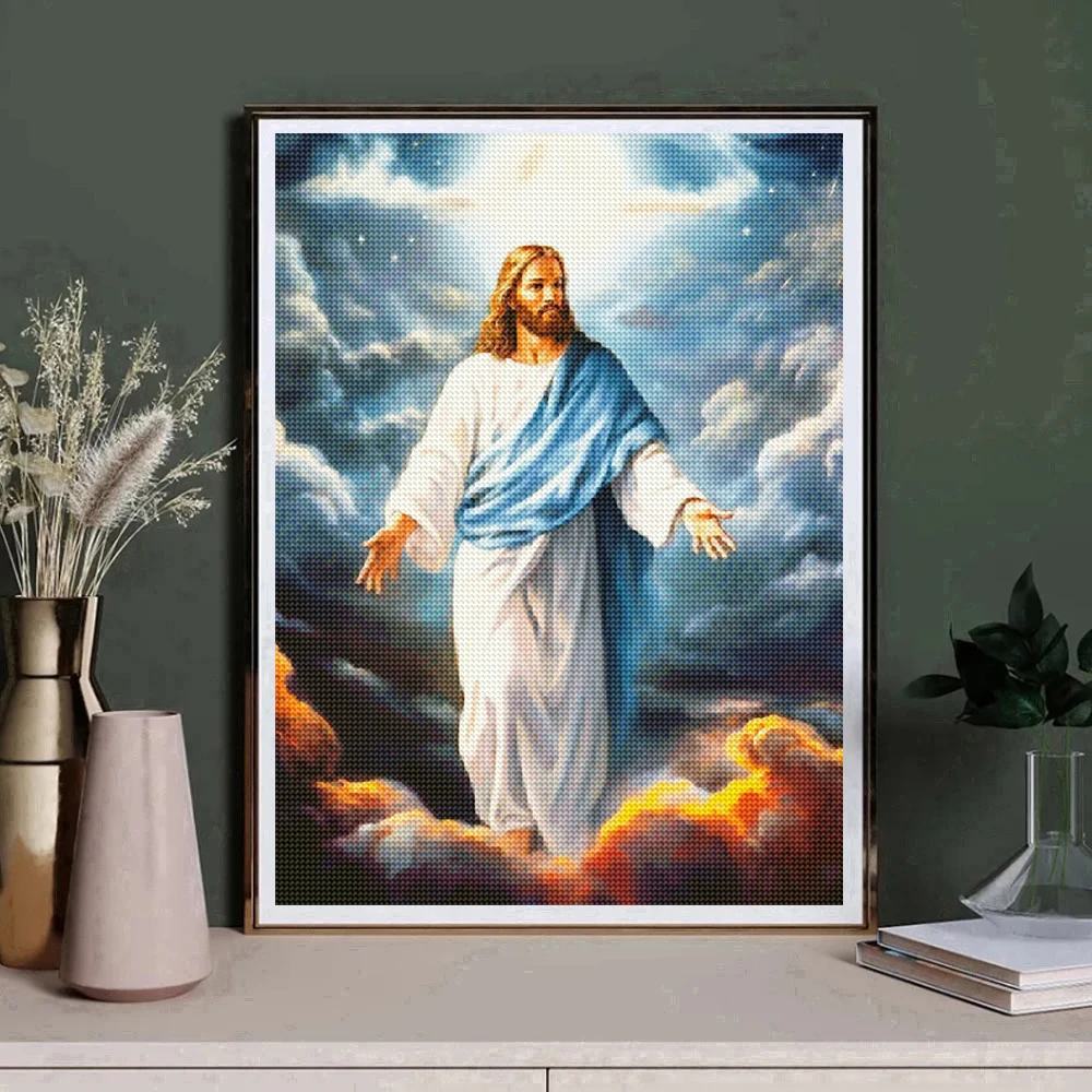 Frameless，DIY Christian Diamon - đánh giá và giá Embroidery Jesus