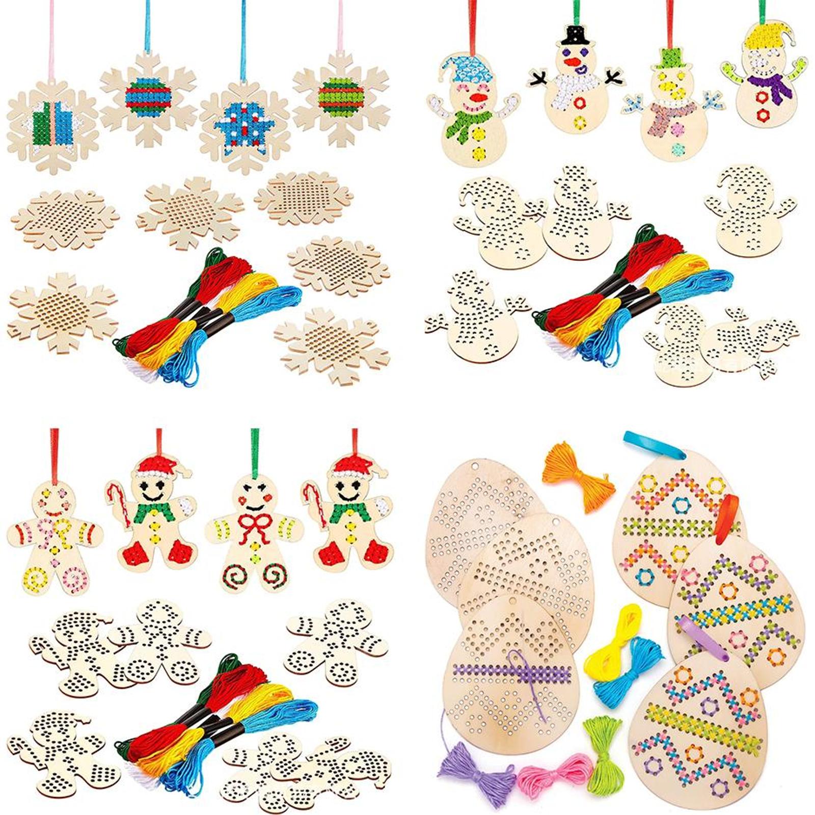Cross Stitch Hanging Pendant E - đánh giá và giá Embroidery Xmas Tree