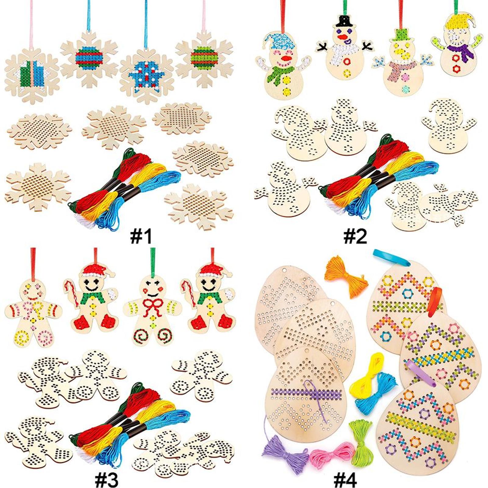 Cross Stitch Hanging Pendant E - đánh giá và giá Embroidery Xmas Tree