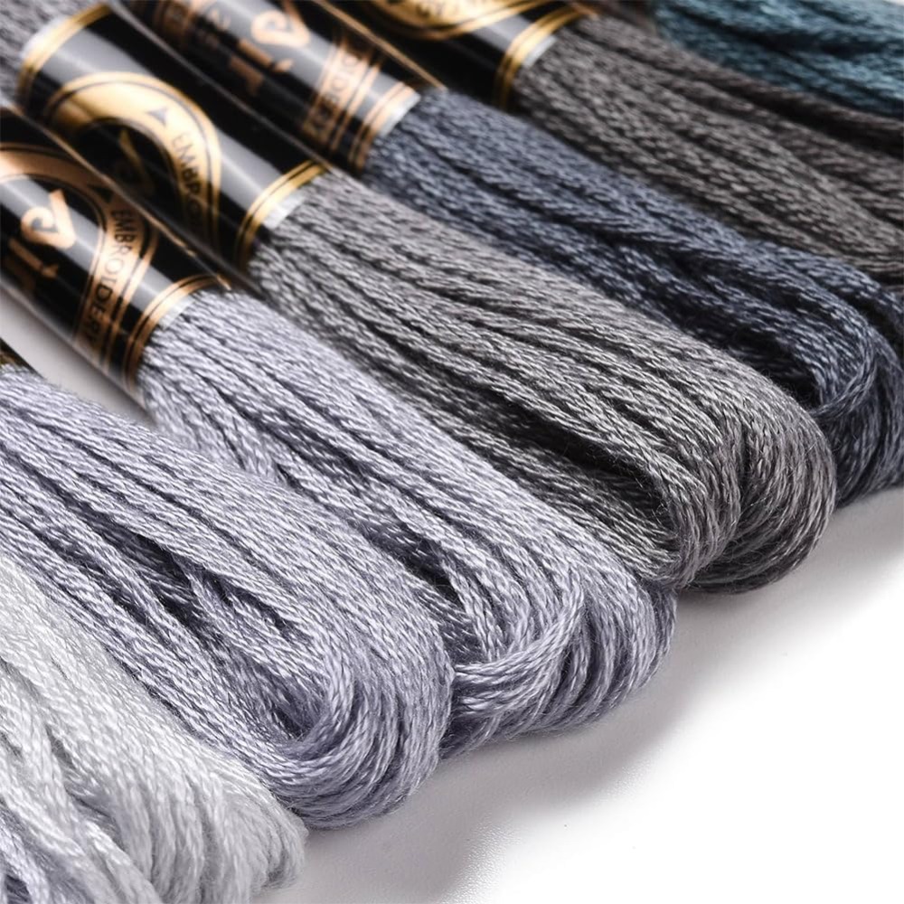 8 Skeins 70 Yards Grey Friends - đánh giá và giá Embroidery Computer