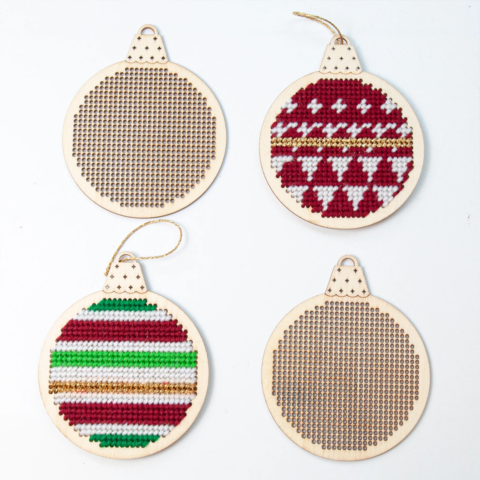 12Pcs Christmas Cross Stitch H - đánh giá và giá Embroidery Xmas Tree