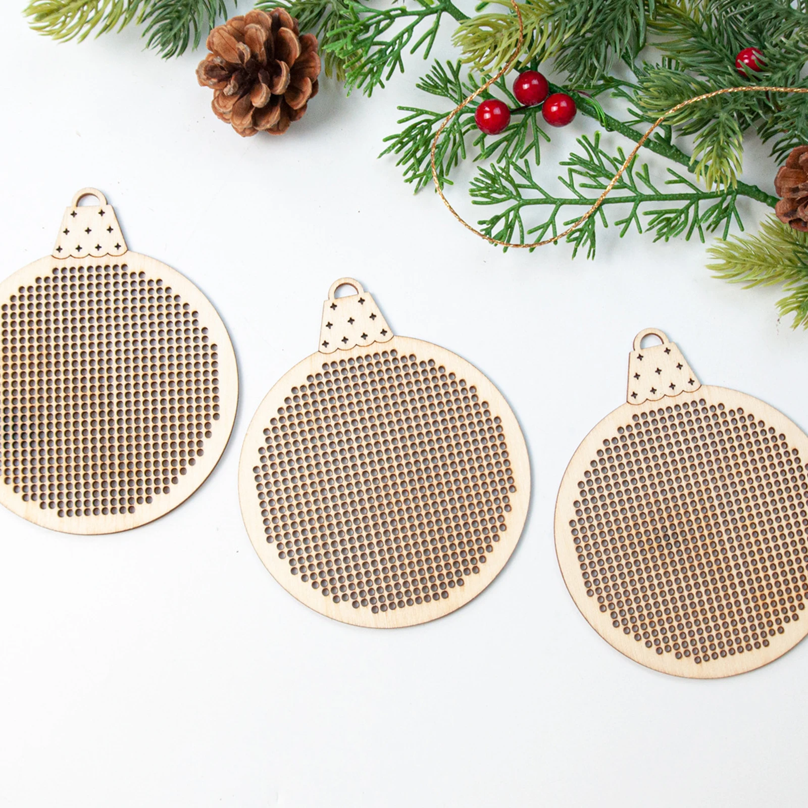 12Pcs Christmas Cross Stitch H - đánh giá và giá Embroidery Xmas Tree