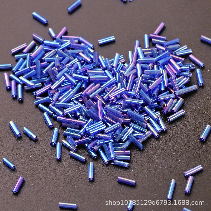 5g 2x6mm Colorful Bugles Glass - đánh giá và giá Embroidery Glass Beads