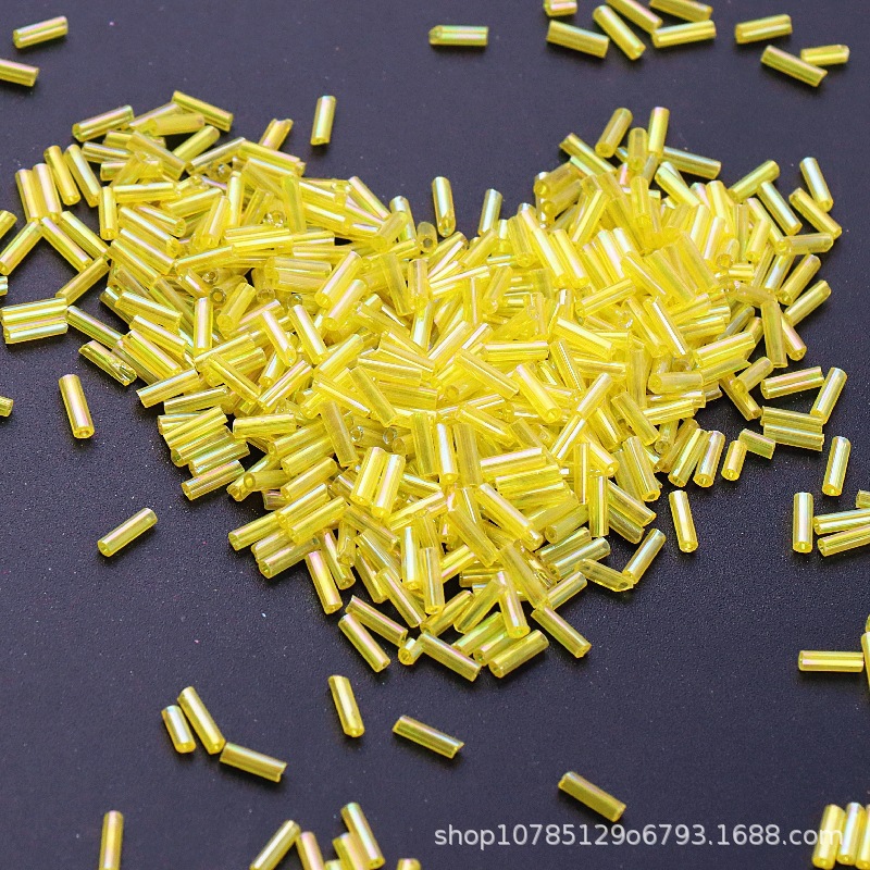 5g 2x6mm Colorful Bugles Glass - đánh giá và giá Embroidery Glass Beads