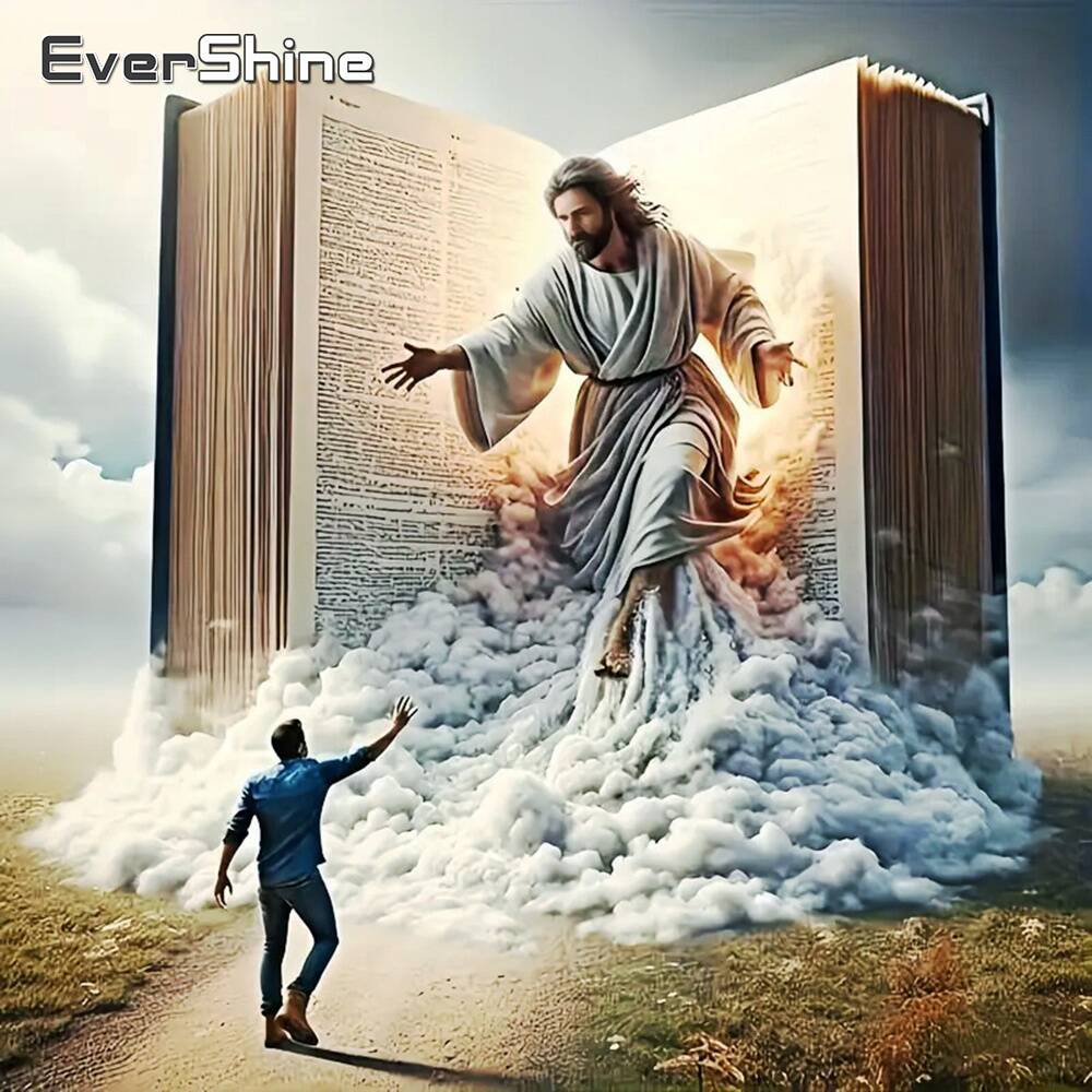 Evershine Full Square Diamond  - đánh giá và giá Embroidery Jesus