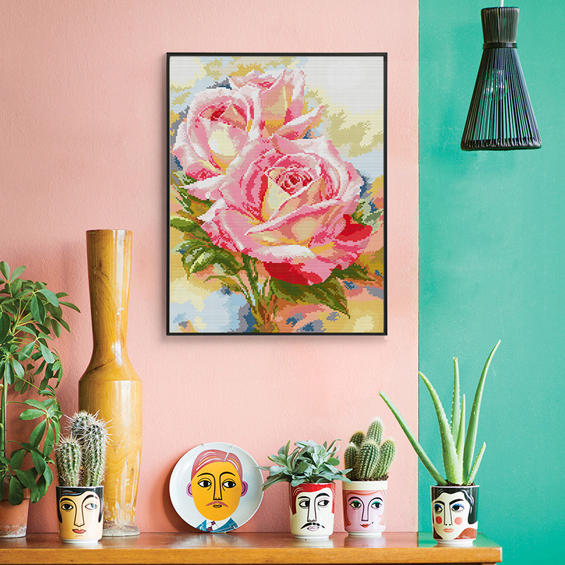 Joy Sunday Cross Stitch Kit DI - đánh giá và giá Embroidery Rose Stitch